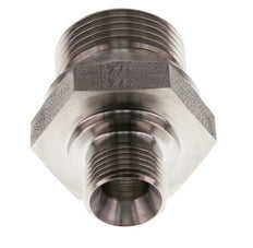 G 3/4'' x G 3/8'' Acero inoxidable doble espiga 400 Bar - Hidráulico