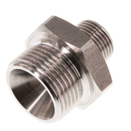 G 3/4'' x G 3/8'' Acero inoxidable de doble espiga 40 Bar