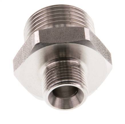 G 3/4'' x G 3/8'' Acero inoxidable de doble espiga 40 Bar