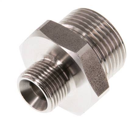 G 3/4'' x G 3/8'' Acero inoxidable de doble espiga 40 Bar