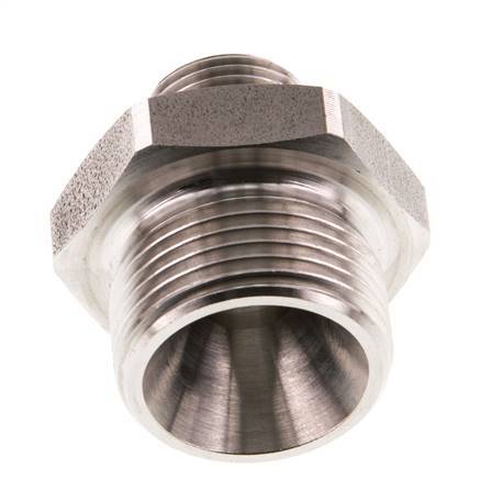 G 3/4'' x G 3/8'' Acero inoxidable de doble espiga 40 Bar