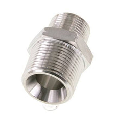 3/4'' NPT x 1'' NPT Acero inoxidable Espiga doble 140 Bar - Hidráulico