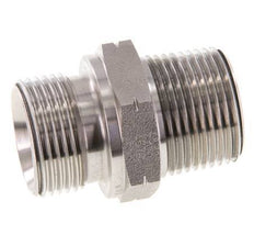 3/4'' NPT x G 3/4'' Acero inoxidable Espiga doble 40 Bar - Hidráulico