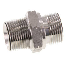 3/4'' NPT x G 3/4'' Acero inoxidable Espiga doble 40 Bar - Hidráulico