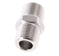 3/8'' NPT Acero inoxidable Espiga doble 210 Bar - Hidráulico