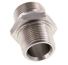 1'' NPT x G 1'' Acero inoxidable Espiga doble 40 Bar - Hidráulico