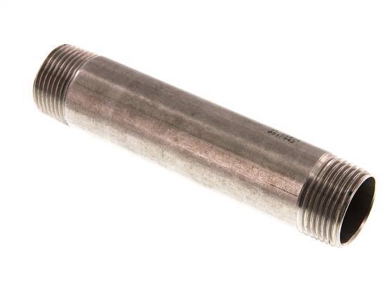 R 1'' Stainless steel Double Pipe Nipple 20 Bar DIN 2982 - 150mm