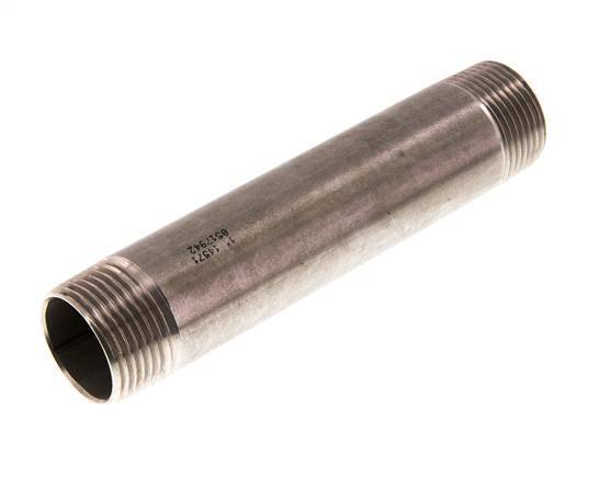 R 1'' Stainless steel Double Pipe Nipple 20 Bar DIN 2982 - 150mm