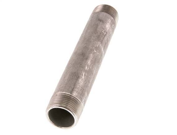 R 1'' Stainless steel Double Pipe Nipple 20 Bar DIN 2982 - 180mm