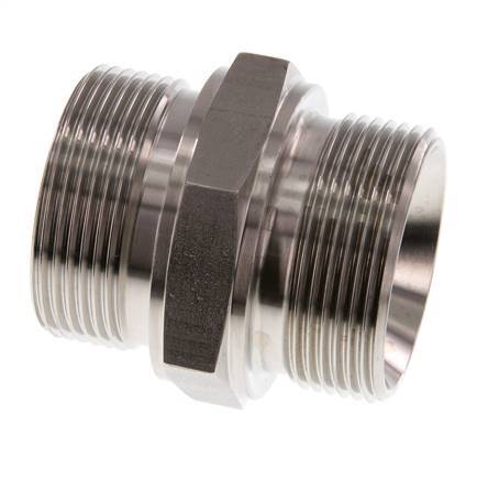 G 1 1/2'' Barra de acero inoxidable de doble espiga 315 - Hidráulica