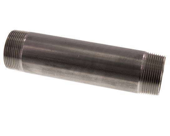 R 1 1/2'' Stainless steel Double Pipe Nipple 20 Bar DIN 2982 - 180mm