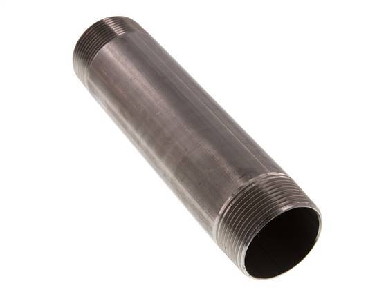 R 1 1/2'' Stainless steel Double Pipe Nipple 20 Bar DIN 2982 - 180mm