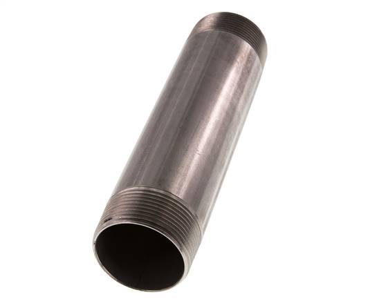 R 1 1/2'' Stainless steel Double Pipe Nipple 20 Bar DIN 2982 - 180mm