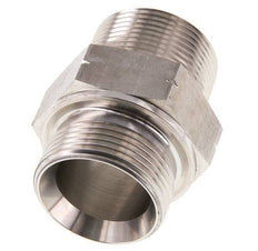 1 1/4'' NPT x G 1 1/4'' Acero inoxidable Espiga doble 40 Bar - Hidráulico