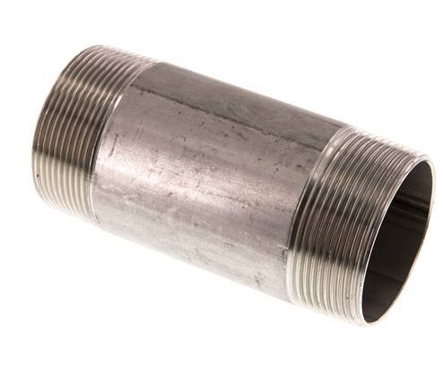 R 2'' Stainless steel Double Pipe Nipple 20 Bar DIN 2982 - 120mm