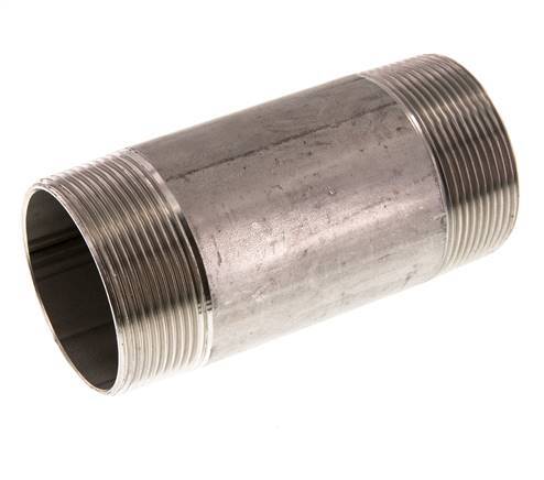 R 2'' Stainless steel Double Pipe Nipple 20 Bar DIN 2982 - 120mm