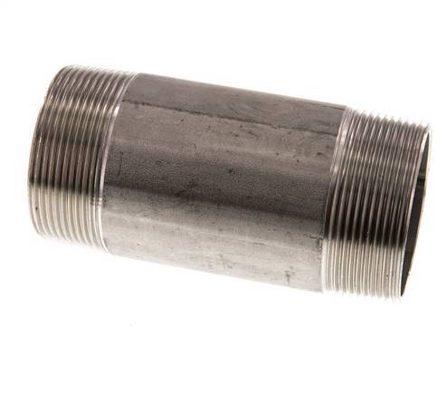 R 2'' Stainless steel Double Pipe Nipple 20 Bar DIN 2982 - 120mm