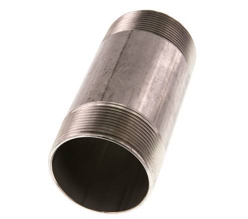 R 2'' Stainless steel Double Pipe Nipple 20 Bar DIN 2982 - 120mm