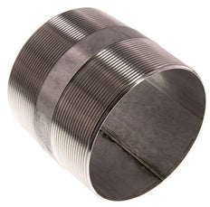 R 4'' Stainless steel Double Pipe Nipple 20 Bar DIN 2982 - 100mm