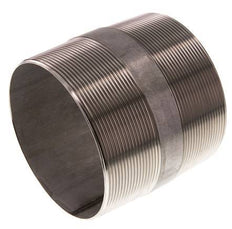 R 4'' Stainless steel Double Pipe Nipple 20 Bar DIN 2982 - 100mm