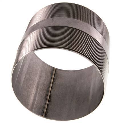 R 4'' Stainless steel Double Pipe Nipple 20 Bar DIN 2982 - 100mm