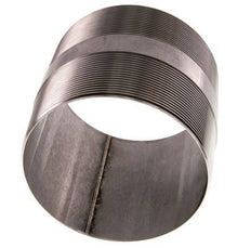 R 4'' Stainless steel Double Pipe Nipple 20 Bar DIN 2982 - 100mm