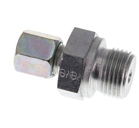 G 1/2'' Macho x 6S Anillo de corte recto de acero galvanizado 630 Barra DIN 2353