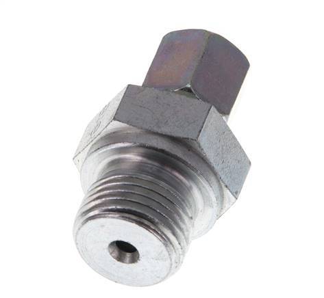 G 1/2'' Macho x 6S Anillo de corte recto de acero galvanizado 630 Barra DIN 2353