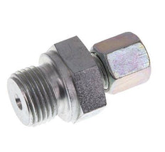 G 1/2'' Macho x 6S Anillo de corte recto de acero galvanizado 630 Barra DIN 2353