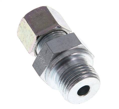 G 1/2'' Male x 10S Zinc plated Steel Straight Cutting Ring 630 Bar DIN 2353 [2 Pieces]