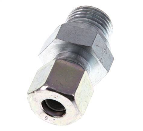 G 1/2'' Male x 10S Zinc plated Steel Straight Cutting Ring 630 Bar DIN 2353 [2 Pieces]