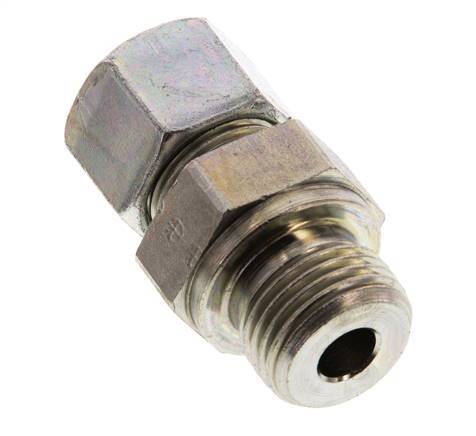 G 1/2'' Male x 12S Zinc plated Steel Straight Cutting Ring 630 Bar DIN 2353 [2 Pieces]