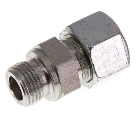 G 1/2'' Macho x 16S Anillo de corte recto de acero galvanizado 400 Bar DIN 2353