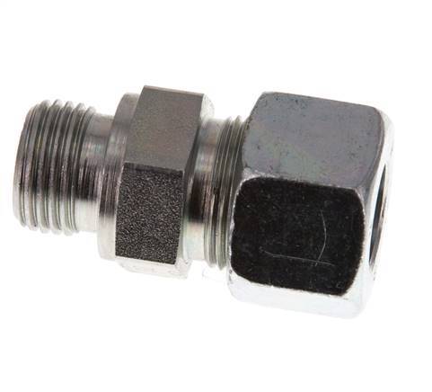 G 1/2'' Macho x 16S Anillo de corte recto de acero galvanizado 400 Bar DIN 2353