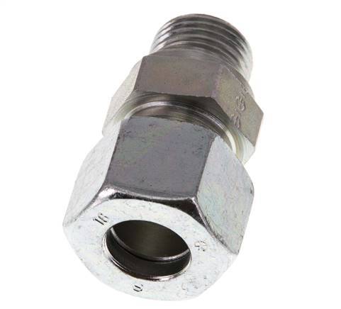 G 1/2'' Macho x 16S Anillo de corte recto de acero galvanizado 400 Bar DIN 2353