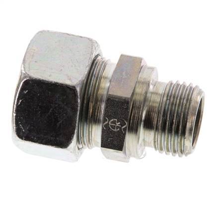 G 1/2'' Macho x 18L Anillo de corte recto de acero galvanizado 315 Barra DIN 2353
