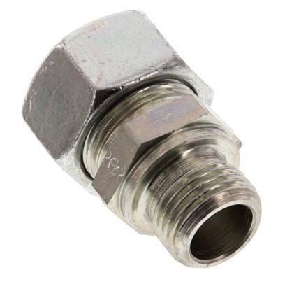 G 1/2'' Macho x 18L Anillo de corte recto de acero galvanizado 315 Barra DIN 2353
