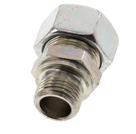 G 1/2'' Macho x 18L Anillo de corte recto de acero galvanizado 315 Barra DIN 2353