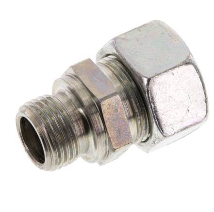 G 1/2'' Macho x 18L Anillo de corte recto de acero galvanizado 315 Barra DIN 2353