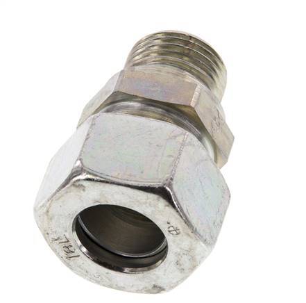 G 1/2'' Macho x 18L Anillo de corte recto de acero galvanizado 315 Barra DIN 2353