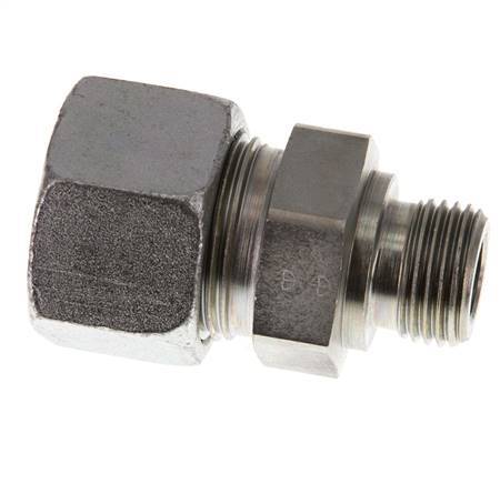 G 1/2'' Macho x 20S Anillo de corte recto de acero galvanizado 400 Bar DIN 2353