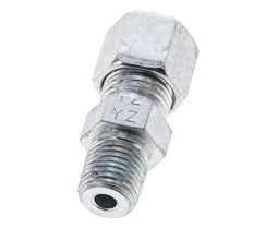 1/4'' NPT Male x 8S Zinc plated Steel Straight Cutting Ring 630 Bar DIN 2353 [2 Pieces]
