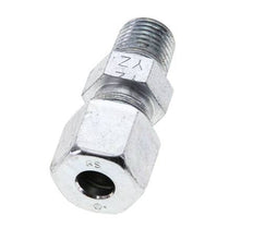 1/4'' NPT Male x 8S Zinc plated Steel Straight Cutting Ring 630 Bar DIN 2353 [2 Pieces]