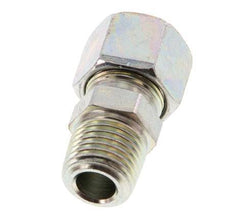 R 1/4'' Male x 10LL Zinc plated Steel Straight Cutting Ring 100 Bar DIN 2353 [2 Pieces]
