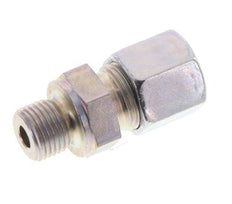 G 1/8'' Macho x 8LL Anillo de corte recto de acero galvanizado 100 Bar DIN 2353