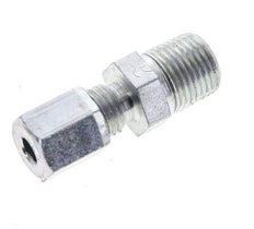 1/8'' NPT Male x 4LL Zinc plated Steel Straight Cutting Ring 100 Bar DIN 2353 [2 Pieces]