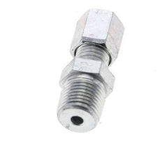 1/8'' NPT Male x 4LL Zinc plated Steel Straight Cutting Ring 100 Bar DIN 2353 [2 Pieces]