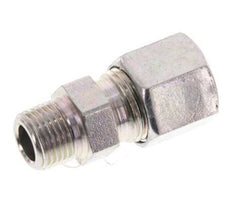 R 1/8'' Male x 8LL Zinc plated Steel Straight Cutting Ring 100 Bar DIN 2353 [2 Pieces]