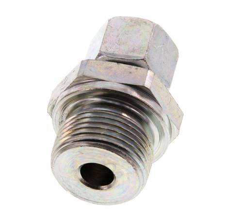 G 3/4'' Macho x 12L Anillo de corte recto de acero galvanizado 315 Barra DIN 2353