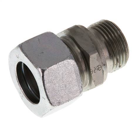 G 3/4'' Macho x 22L Anillo de corte recto de acero galvanizado 160 Bar DIN 2353